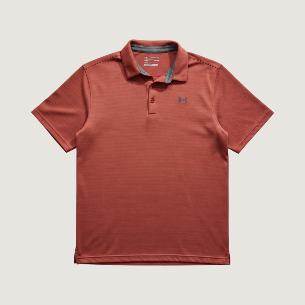 Under Armour Loose 2XL Rose Pink Mens Polo